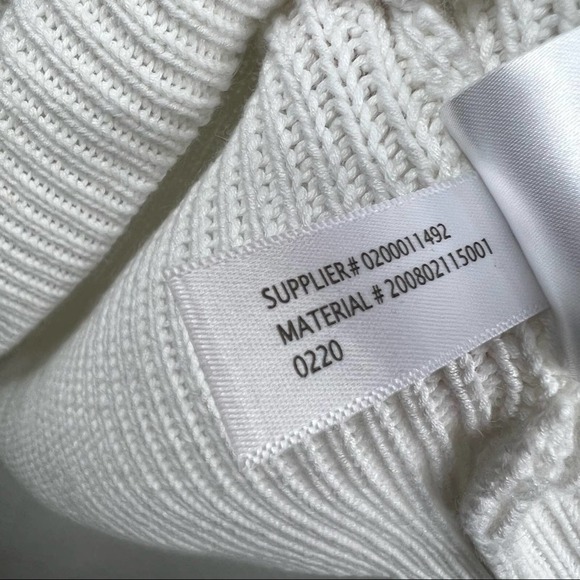 ❤️ Lauren Ralph Lauren Knit White Short Sleeve Top M - Picture 5 of 6